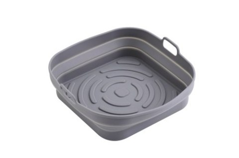 AD 6735 Tacka silikonowa do frytkownicy powietrznej | kwadratowa | 19,7 cm | wielokrotnego użytku | silikon spożywczy bpa free ADLER