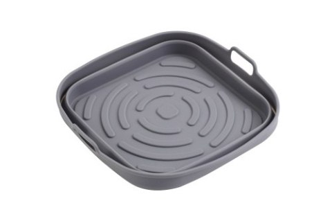 AD 6735 Tacka silikonowa do frytkownicy powietrznej | kwadratowa | 19,7 cm | wielokrotnego użytku | silikon spożywczy bpa free ADLER