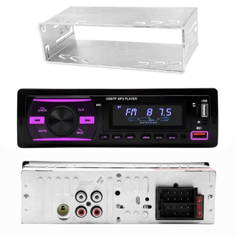 Radio samochodowe bluetooth usb mp3 aux kolory RTO