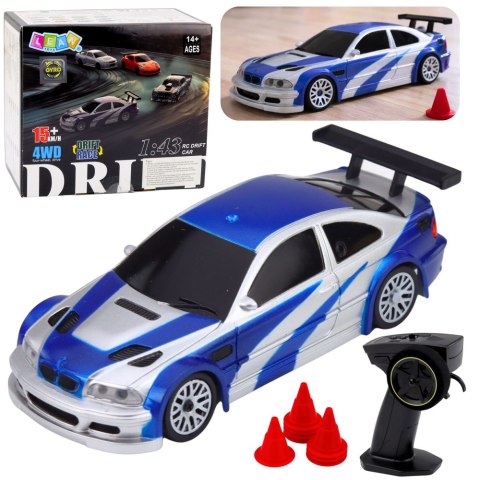 Auto Sportowe Do Driftu E46 Zdalnie Sterowane RC Pachołki 15 km/h 1:43 LEAN TOYS