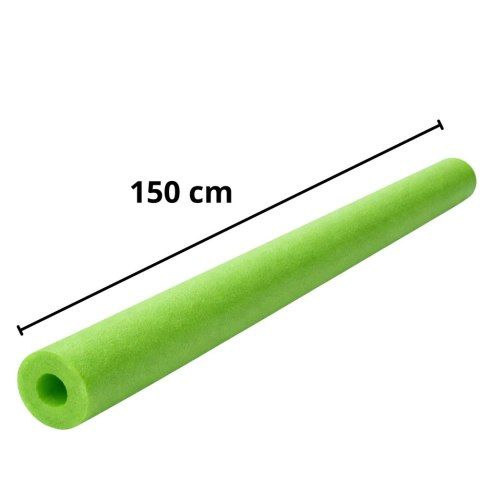Makaron Piankowy Do Nauki Pływania Ćwiczeń Pianka Treningowa Zielony 150 cm LEAN TOYS