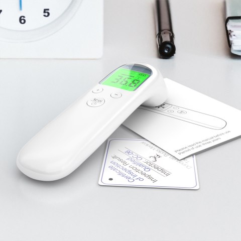 Termometr bezdotykowy lcd na podczerwień elektroniczny dokładny 3 kolory RTO