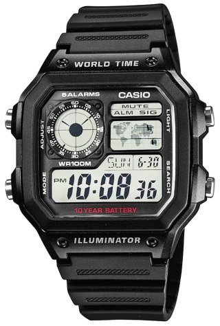 CASIO Zegarek Męski CASIO AE-1200WH-1AVEF + BOX