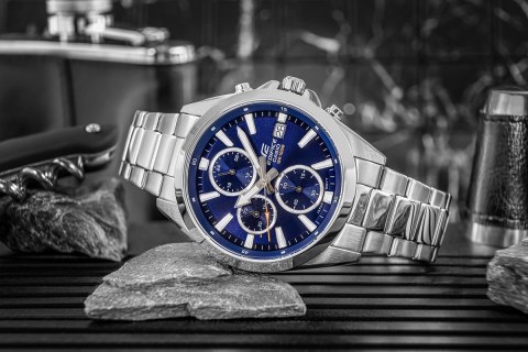 CASIO Zegarek Męski CASIO EDIFICE EFV-560D-2AVUEF + BOX