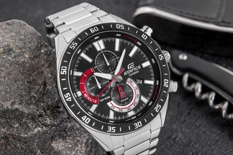 CASIO Zegarek Męski CASIO EDIFICE EFV-620D-1A4VUEF + BOX