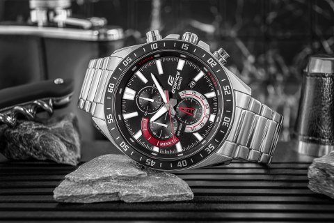 CASIO Zegarek Męski CASIO EDIFICE EFV-620D-1A4VUEF + BOX