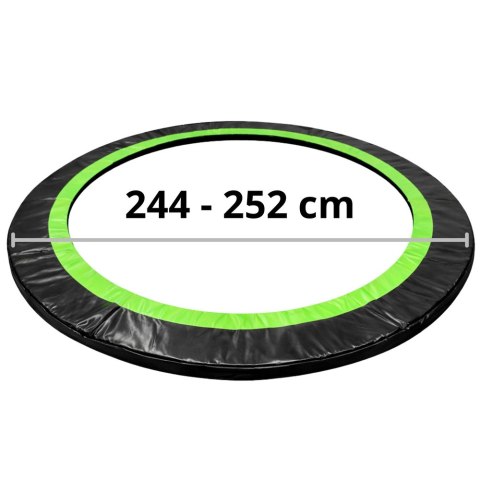 Osłona Sprężyn Do Trampoliny LEAN SPRING PAD Czarna 244-252 CM 8FT LEAN