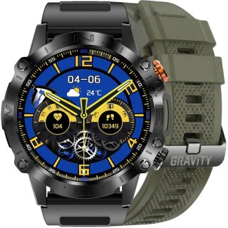 Gravity Smartwatch Gravity Czarny 2 Paski GT20-7