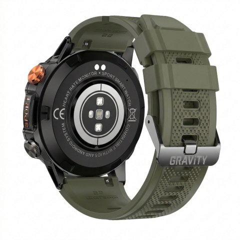 Gravity Smartwatch Gravity Czarny 2 Paski GT20-7