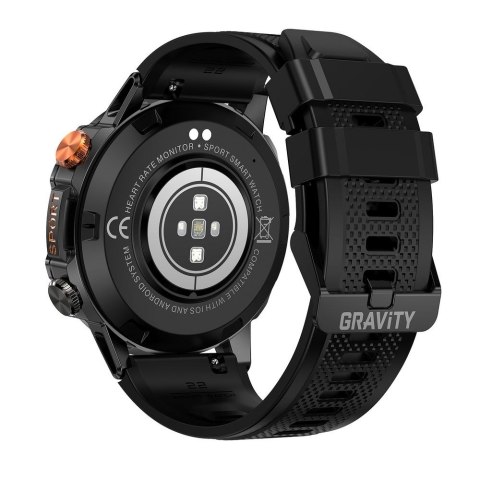 Gravity Smartwatch Gravity Czarny 2 Paski GT20-7