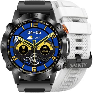 Gravity Smartwatch Gravity Czarny 2 Paski GT20-8
