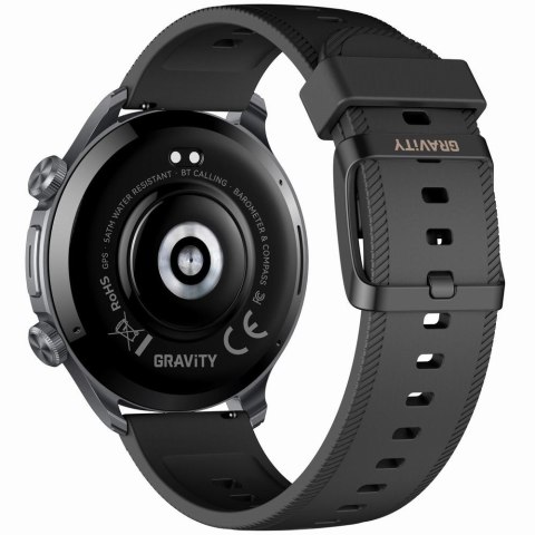 Gravity Smartwatch Gravity Czarny Pasek + Bransoleta GT35-2