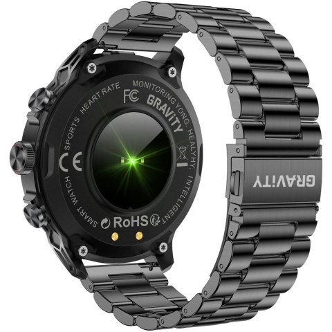 Gravity Smartwatch Gravity Czarny Pasek + Bransoleta GT41-1