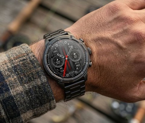 Gravity Smartwatch Gravity Czarny Pasek + Bransoleta GT41-1