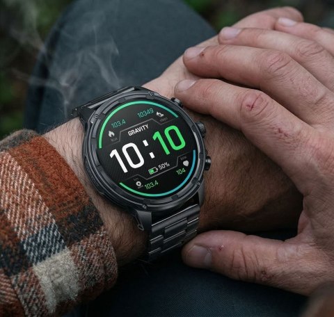 Gravity Smartwatch Gravity Czarny Pasek + Bransoleta GT41-2