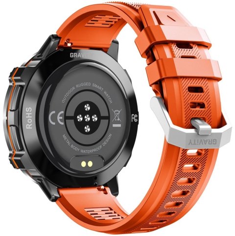 Gravity Smartwatch Gravity Czarny Pasek + Bransoleta GT42-5