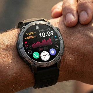 Gravity Smartwatch Gravity Czarny Pasek + Bransoleta GT46-1