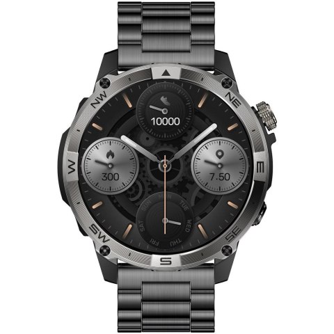 Gravity Smartwatch Gravity Czarny Pasek + Bransoleta GT46-1