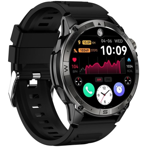 Gravity Smartwatch Gravity Czarny Pasek + Bransoleta GT46-1
