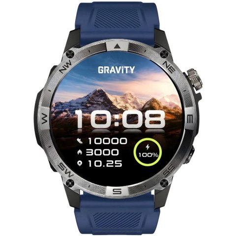 Gravity Smartwatch Gravity Czarny Pasek + Bransoleta GT46-2