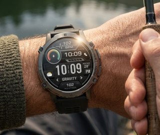 Gravity Smartwatch Gravity Grafitowy Pasek + Bransoleta GT42-3