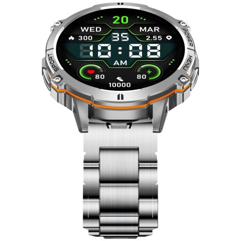 Gravity Smartwatch Gravity Grafitowy Pasek + Bransoleta GT42-4