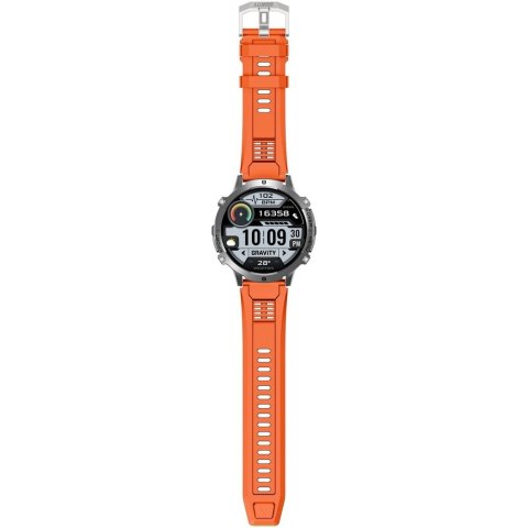 Gravity Smartwatch Gravity Grafitowy Pasek + Bransoleta GT42-4