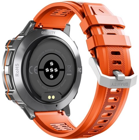 Gravity Smartwatch Gravity Grafitowy Pasek + Bransoleta GT42-4