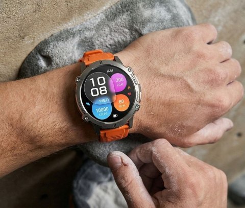 Gravity Smartwatch Gravity Grafitowy Pasek + Bransoleta GT42-4