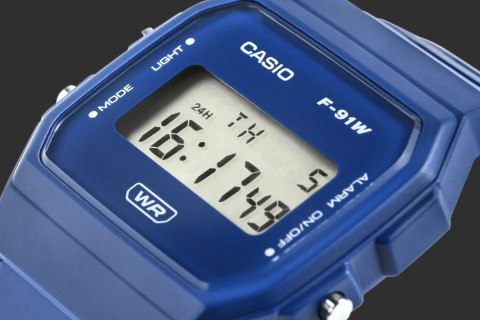 CASIO Zegarek CASIO Unisex F-91WB-2A1EF + BOX