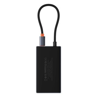 Hub Rozdzielacz USB-C do 4x USB-A - szary
