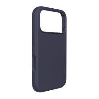 Etui silikonowe z ochroną aparatu i aluminiowymi przyciskami na iPhone 17 Pro MagSafe - ciemnoniebieskie