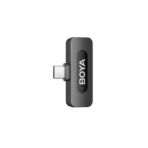 Mikrofon bezprzewodowy z klipsem 120dB 2.4GHz USB-C - czarny