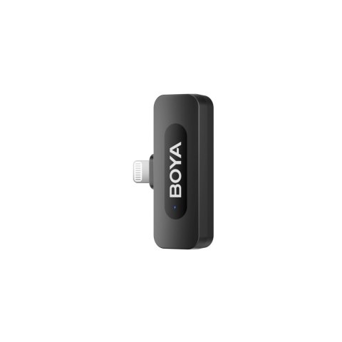 Mikrofon bezprzewodowy z klipsem 120dB 2.4GHz iPhone Lightning - czarny