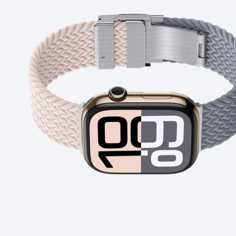 Zestaw 2 pasków do Apple Watch 42mm Blend Band - różowo-szary / różowy
