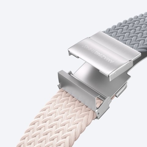 Zestaw 2 pasków do Apple Watch 42mm Blend Band - różowo-szary / różowy