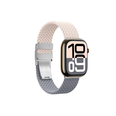 Zestaw 2 pasków do Apple Watch 42mm Blend Band - różowo-szary / różowy