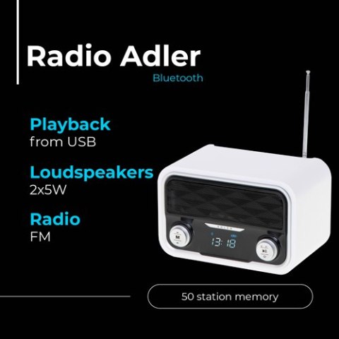 AD 1185 Radio bluetooth ADLER