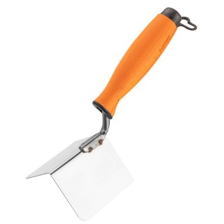 Kielnia sztukatorska kątowa, zewnętrzna, 80 mm, uchwyt dwumateriałowy NEO TOOLS
