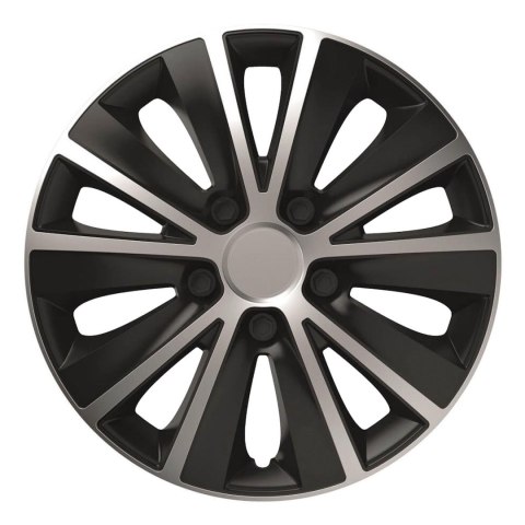 Kołpak samochodowy czarno srebrny rapide 14" cali VERSACO