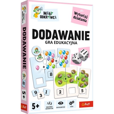 Gra dla dzieci Dodawanie Mały odkrywca Trefl 02805 TREFL GRY