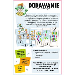 Gra dla dzieci Dodawanie Mały odkrywca Trefl 02805 TREFL GRY