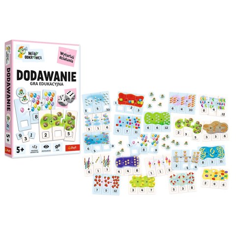 Gra dla dzieci Dodawanie Mały odkrywca Trefl 02805 TREFL GRY