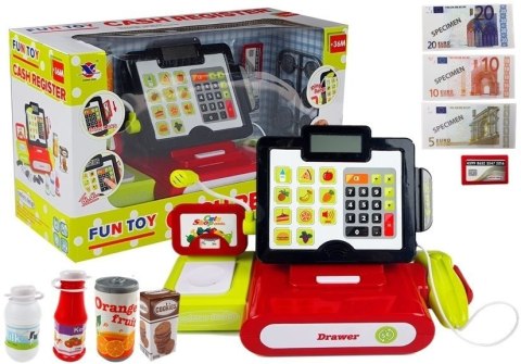 Kasa Fiskalna Dotykowa Kalkulator + Akcesoria LEAN TOYS