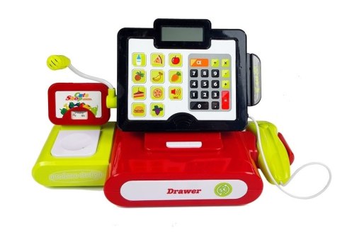 Kasa Fiskalna Dotykowa Kalkulator + Akcesoria LEAN TOYS