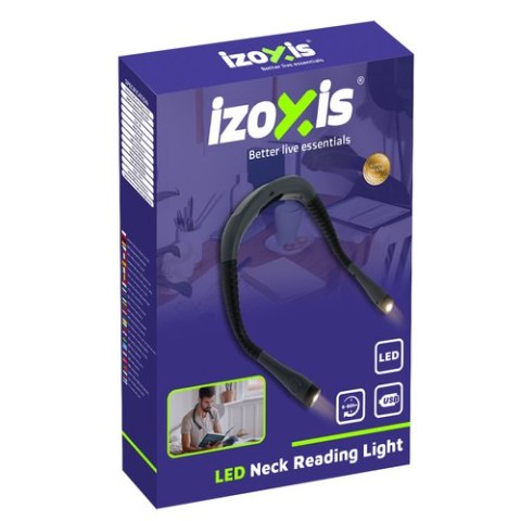 Lampka LED do czytania na szyję Izoxis 25675 IZOXIS