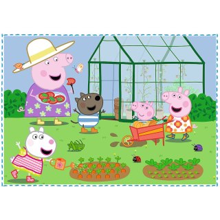 Puzzle - 4w1 (12,15, 20, 24) - Wspomnienia z wakacji - Świnka Peppa - Trefl 34359 TREFL PUZZLE