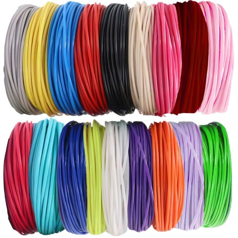 Filament pla 1.75mm wkłady do długopisu 3d pen 100m 20 kolorów x 5m - d038 RTO