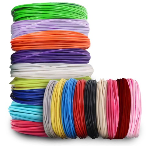 Filament pla 1.75mm wkłady do długopisu 3d pen 100m 20 kolorów x 5m - d038 RTO