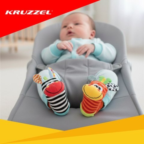 Grzechotki dla dzieci - zestaw 4szt. Kruzzel 25068 KRUZZEL